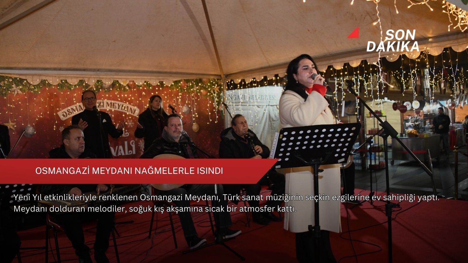 Osmangazi Meydanı nağmelerle ısındı