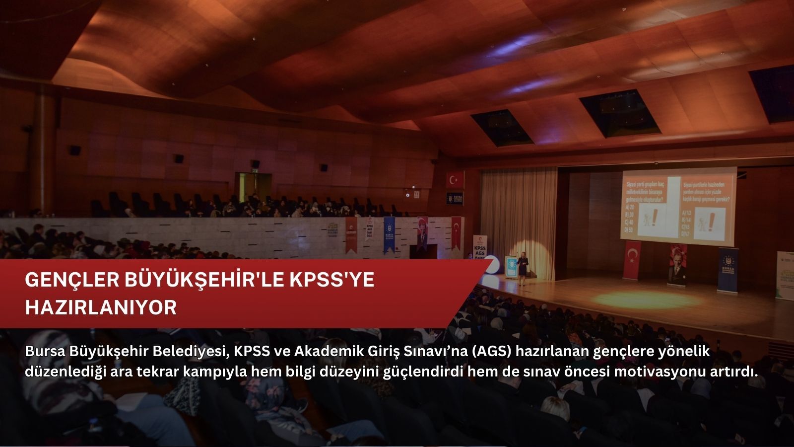 Gençler Büyükşehir'le KPSS'ye hazırlanıyor