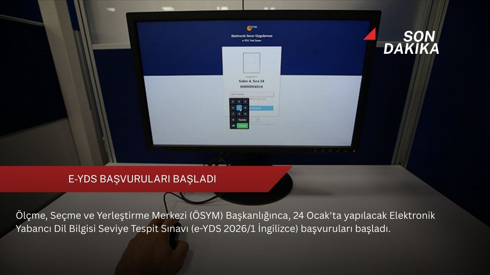 e-YDS başvuruları başladı