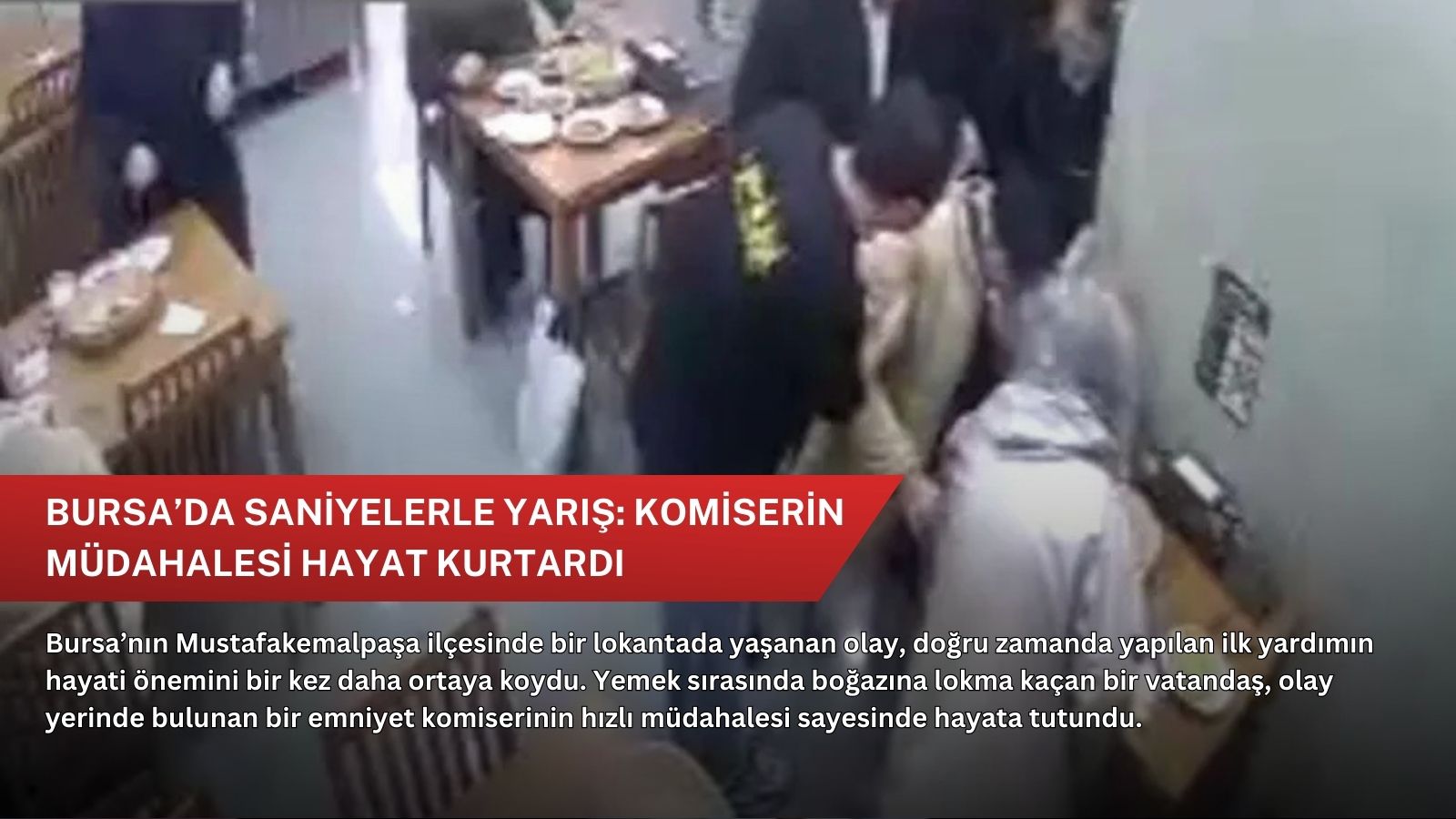 Bursa’da saniyelerle yarış: Komiserin müdahalesi hayat kurtardı