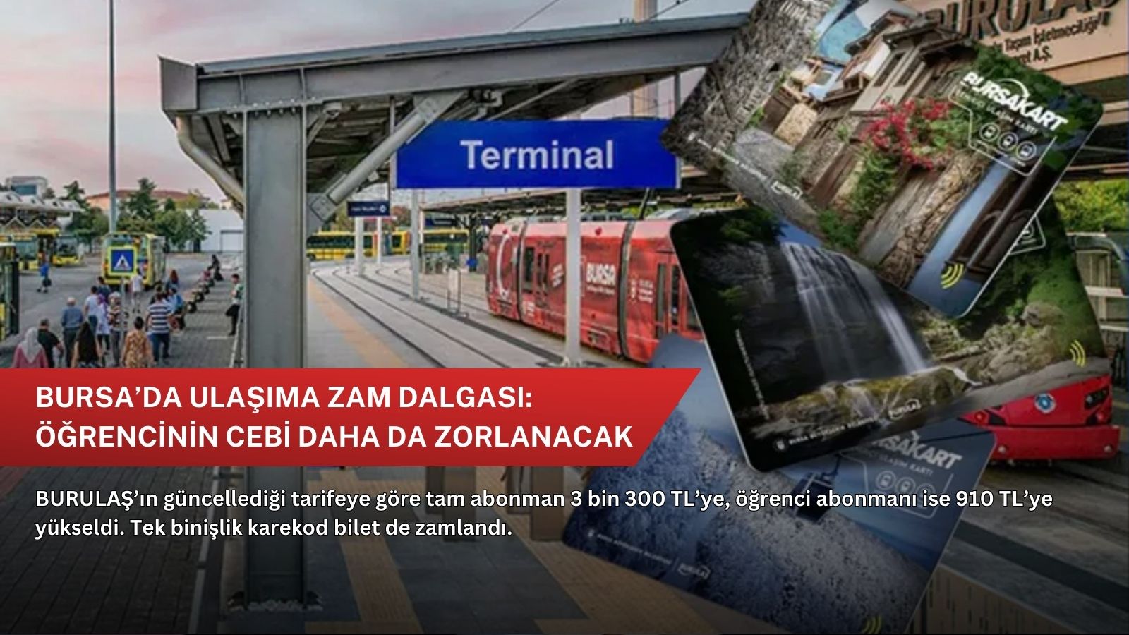 Bursa’da ulaşıma zam dalgası: Öğrencinin cebi daha da zorlanacak