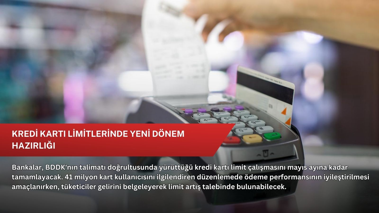 Kredi kartı limitlerinde yeni dönem hazırlığı