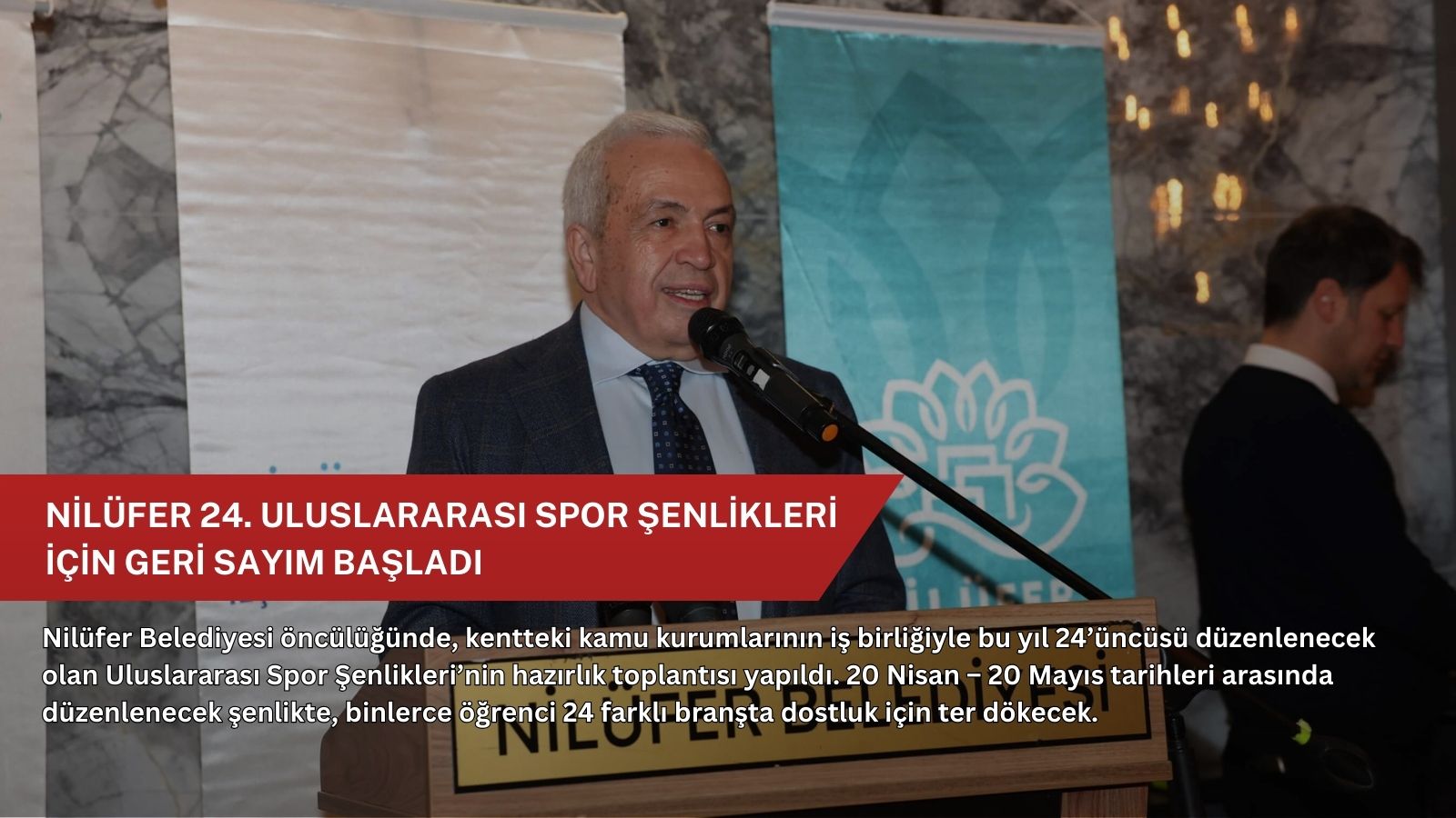 Nilüfer 24. Uluslararası Spor Şenlikleri için geri sayım başladı