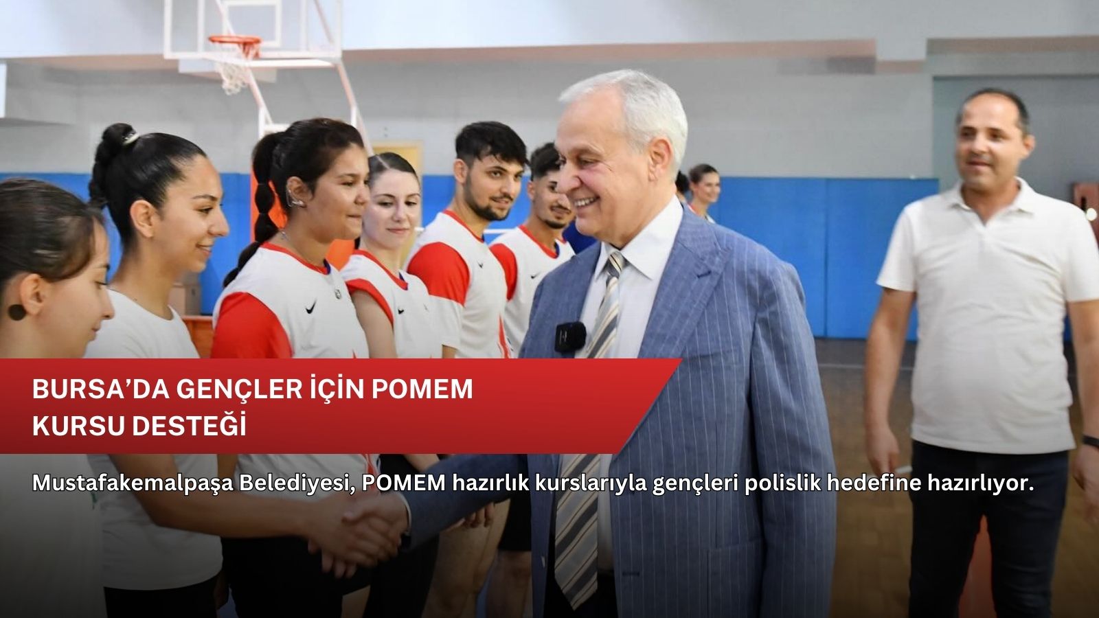 Bursa’da gençler için POMEM kursu desteği