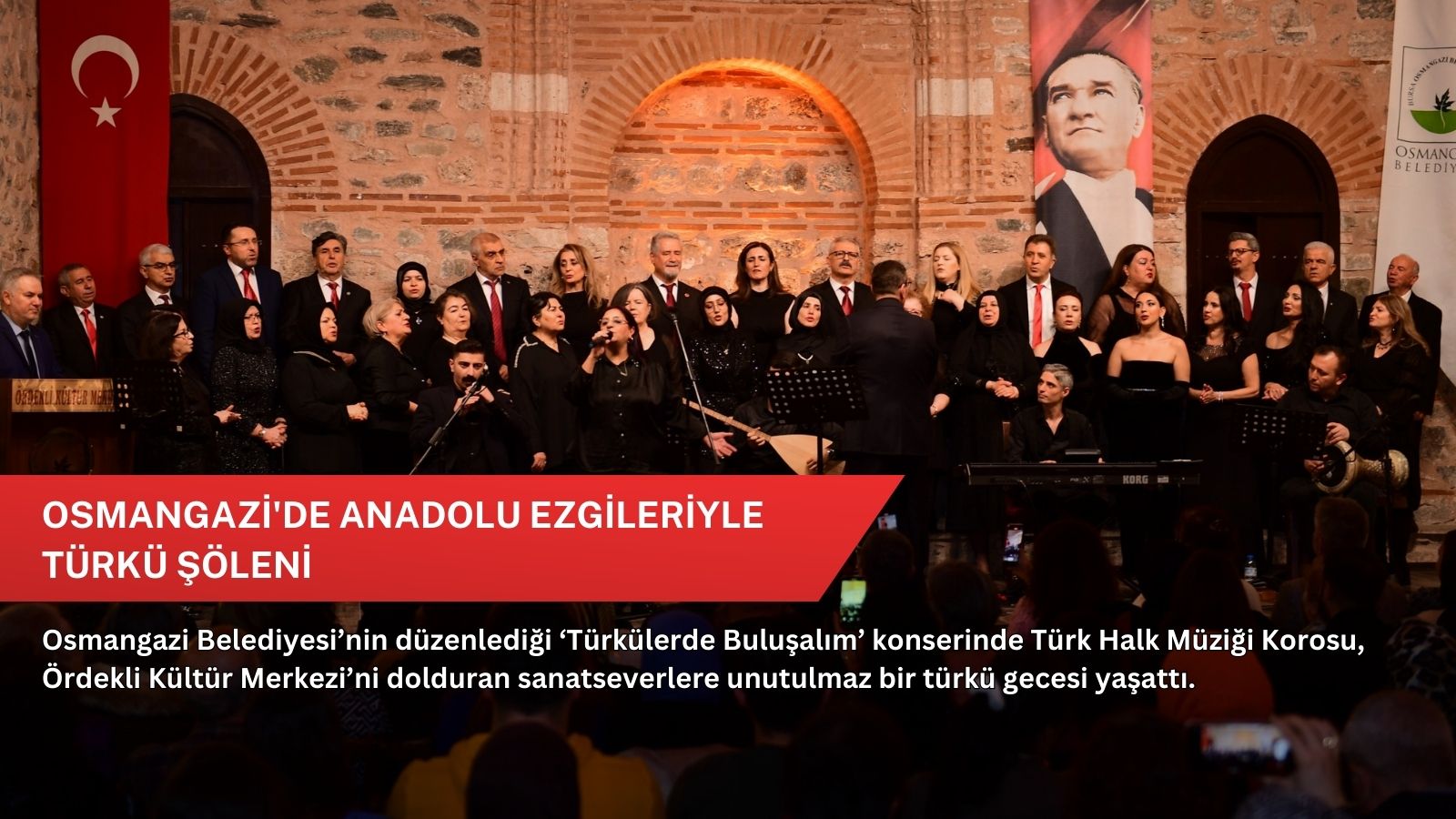 Osmangazi'de anadolu ezgileriyle türkü şöleni