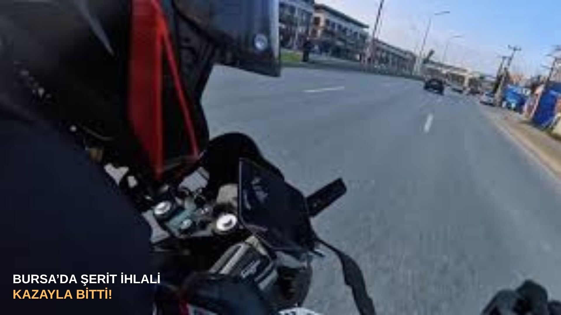 Bursa’da şerit ihlali kazayla bitti!