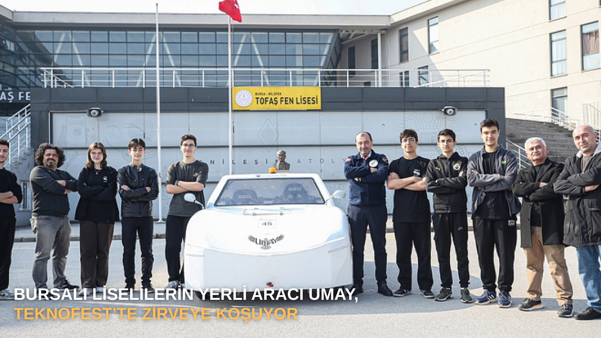 Bursalı liselilerin yerli aracı UMAY, TEKNOFEST’te zirveye koşuyor