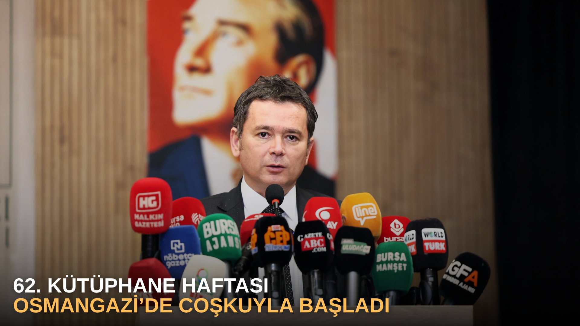 62. Kütüphane haftası Osmangazi’de coşkuyla başladı