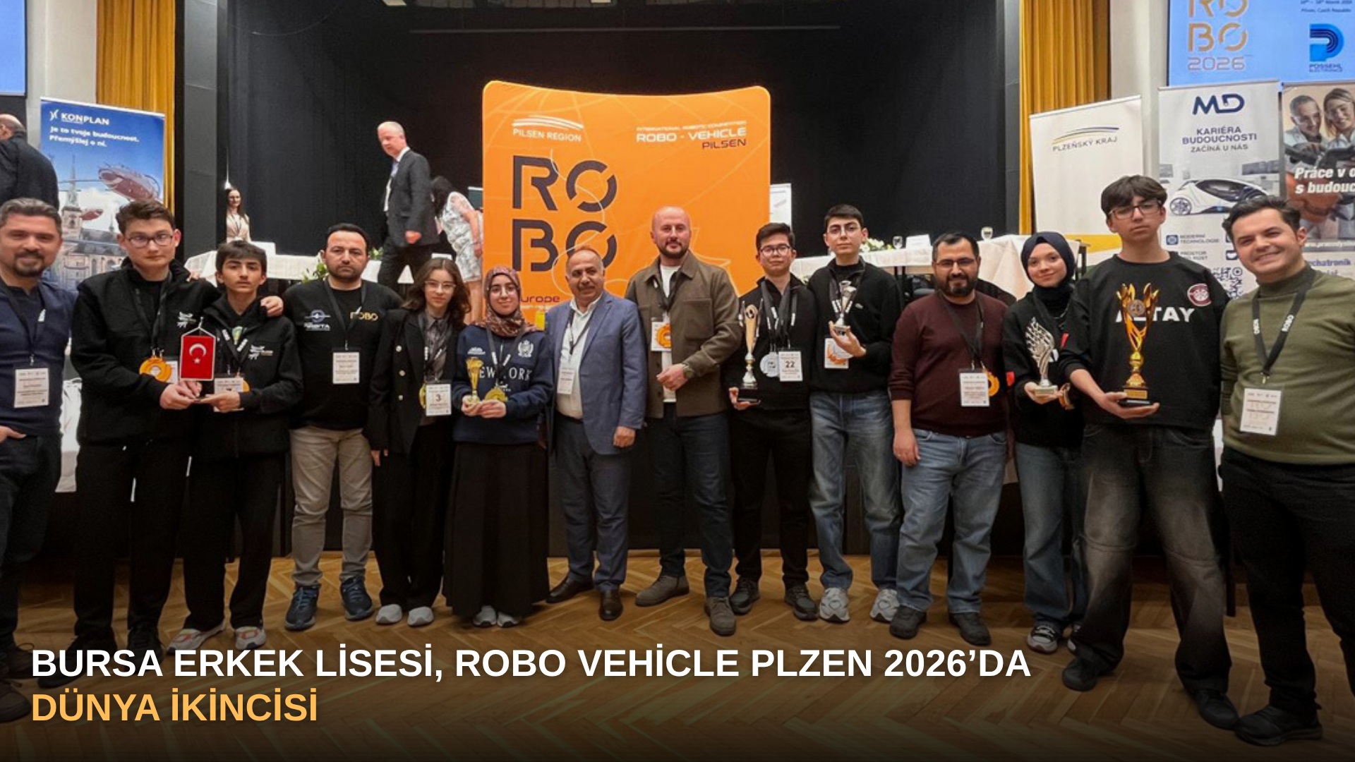 Bursa Erkek Lisesi, Robo Vehicle Plzen 2026’da dünya ikincisi