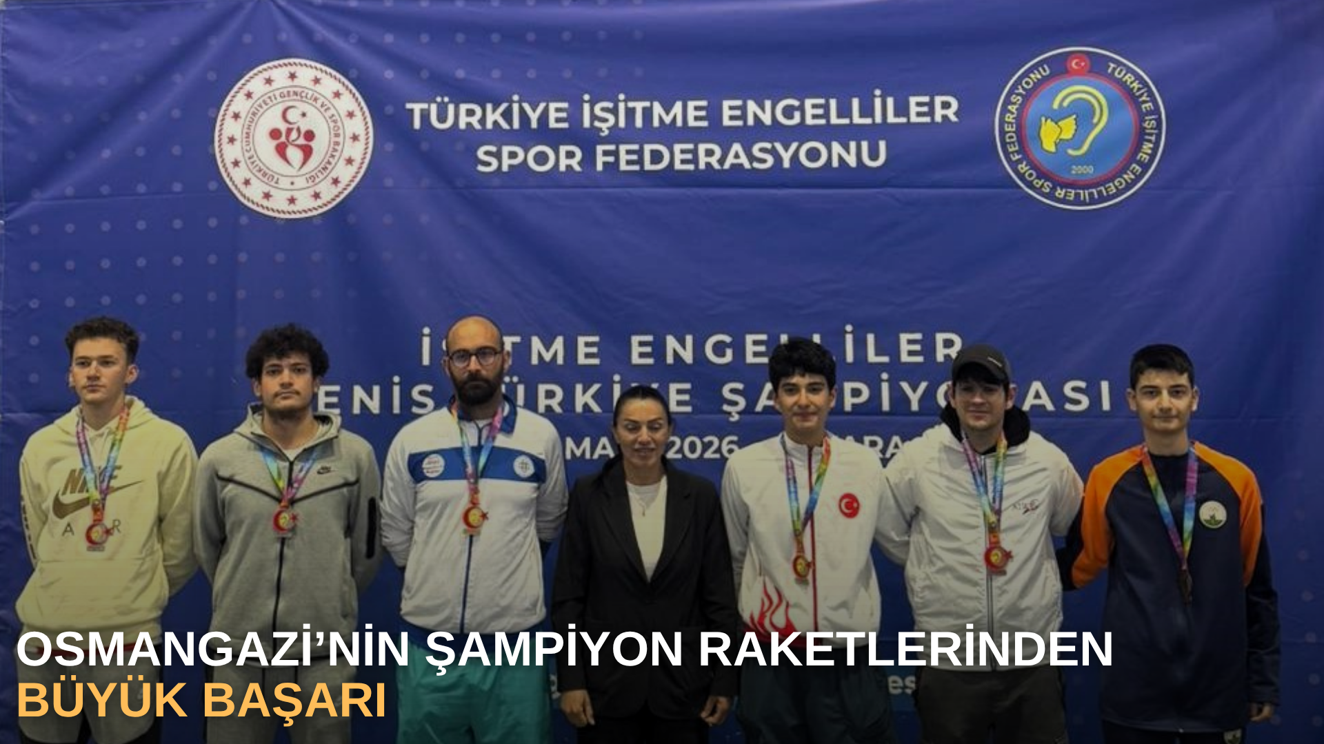 Osmangazi’nin şampiyon raketlerinden büyük başarı