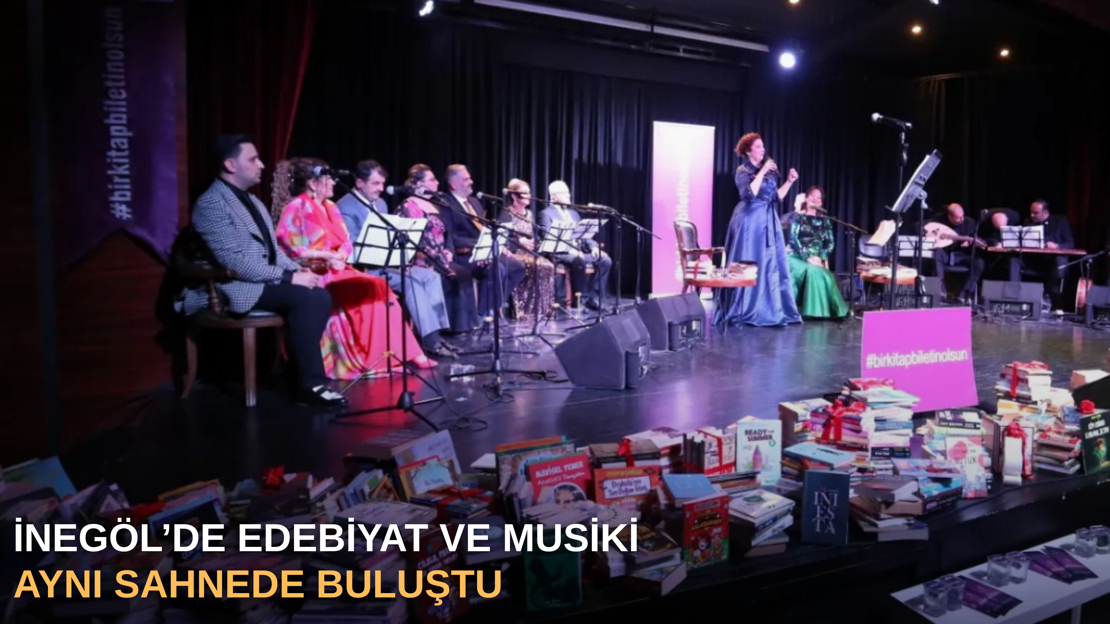 İnegöl’de edebiyat ve musiki aynı sahnede buluştu