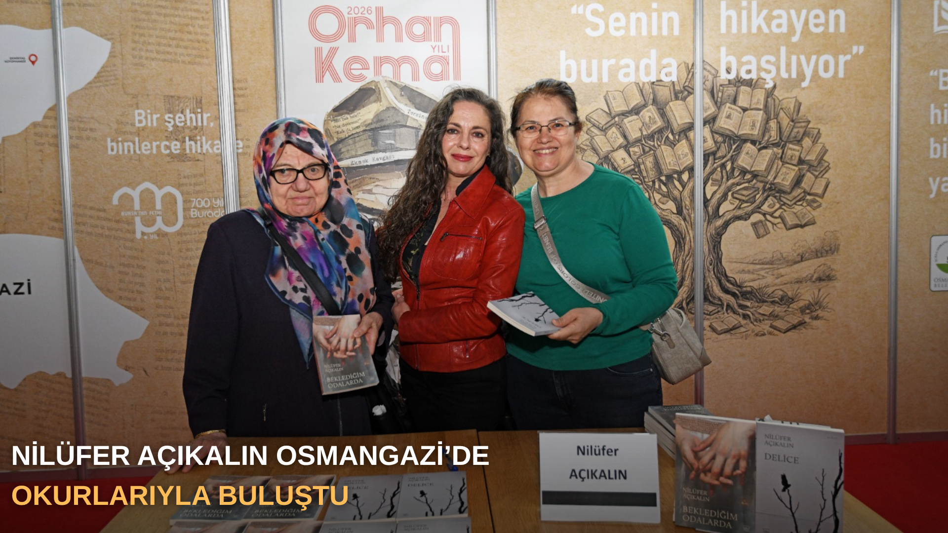 Nilüfer Açıkalın Osmangazi’de okurlarıyla buluştu