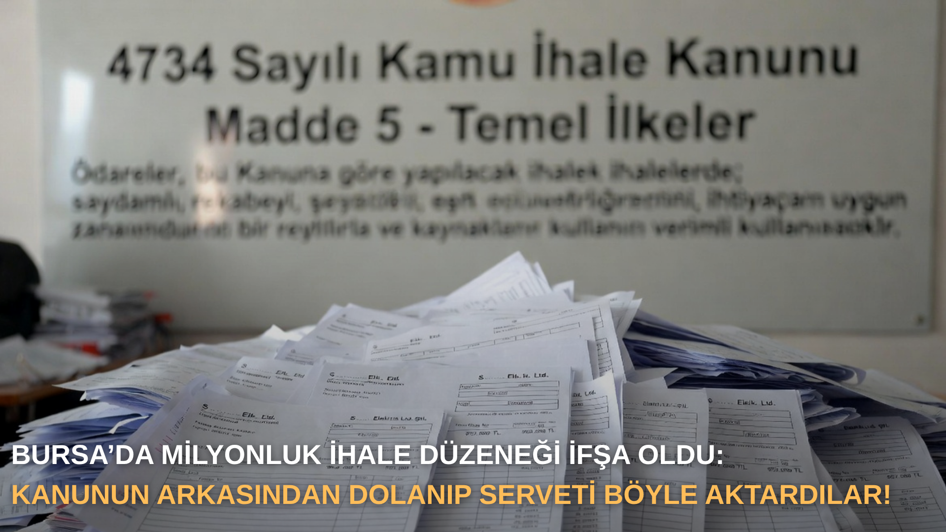Bursa’da milyonluk ihale düzeneği ifşa oldu: Kanunun arkasından dolanıp serveti böyle aktardılar!
