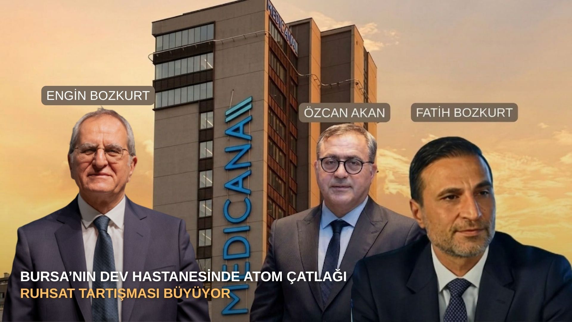 Bursa’nın dev hastanesinde atom çatlağı: Ruhsat tartışması büyüyor.