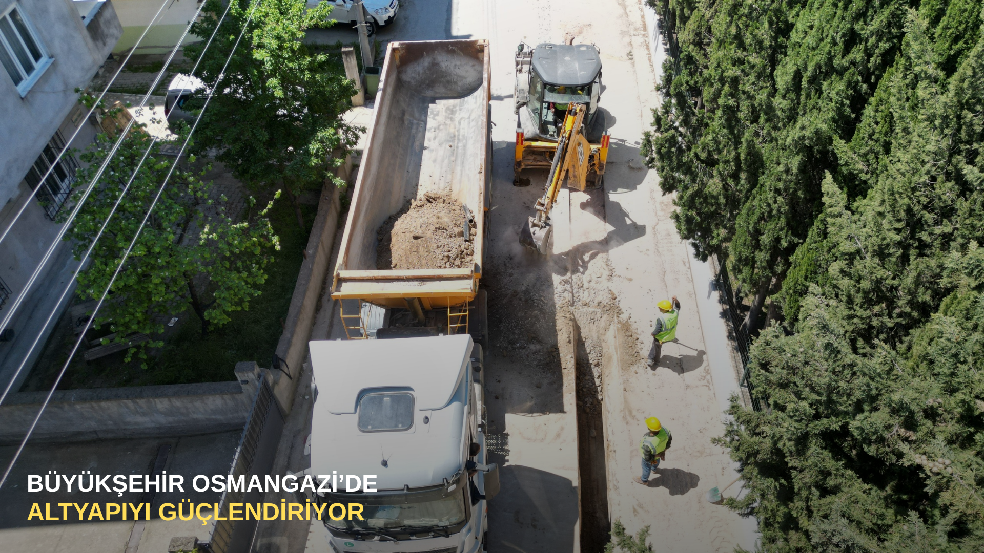 Büyükşehir Osmangazi’de altyapıyı güçlendiriyor