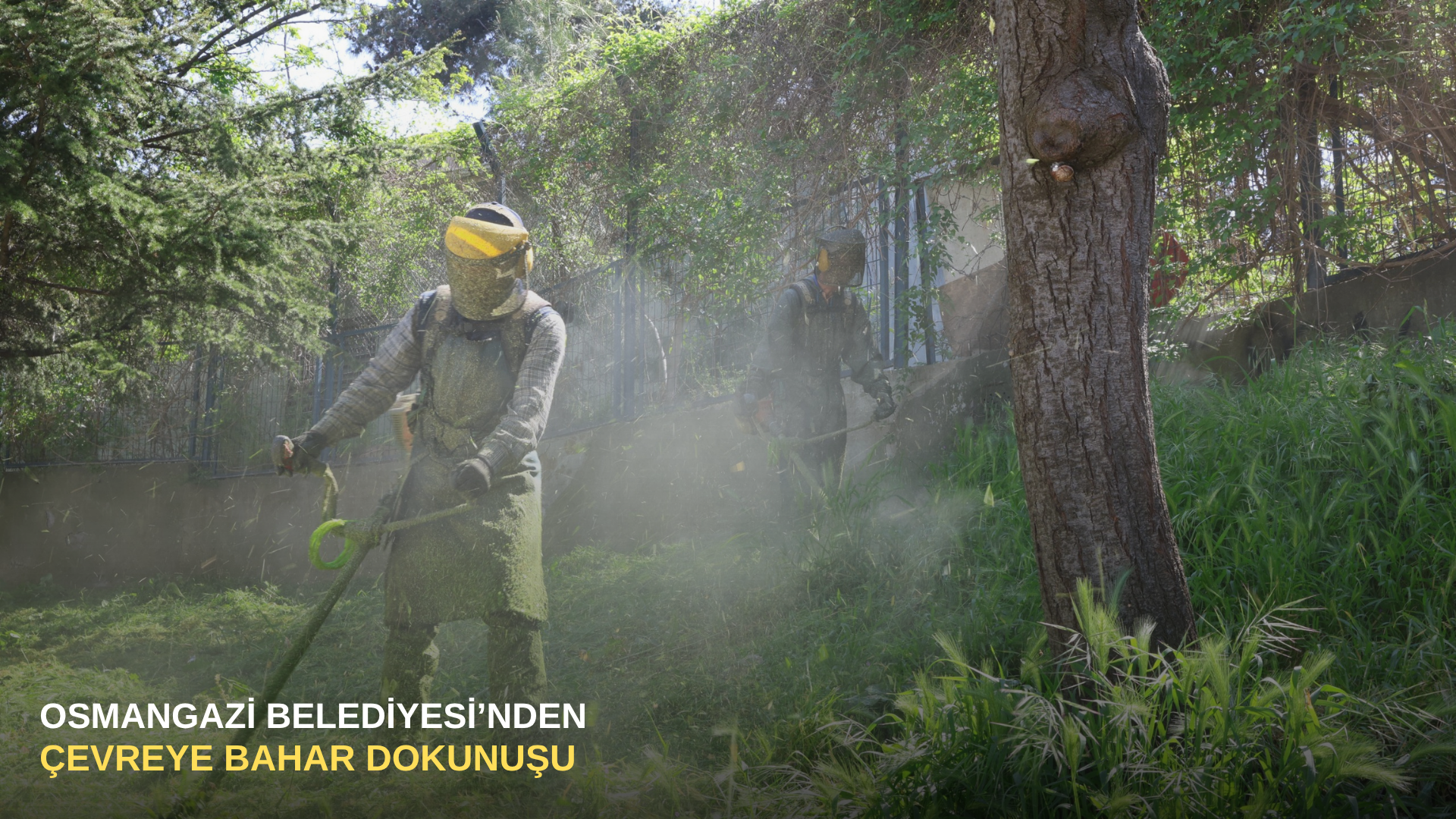 Osmangazi Belediyesi’nden çevreye bahar dokunuşu