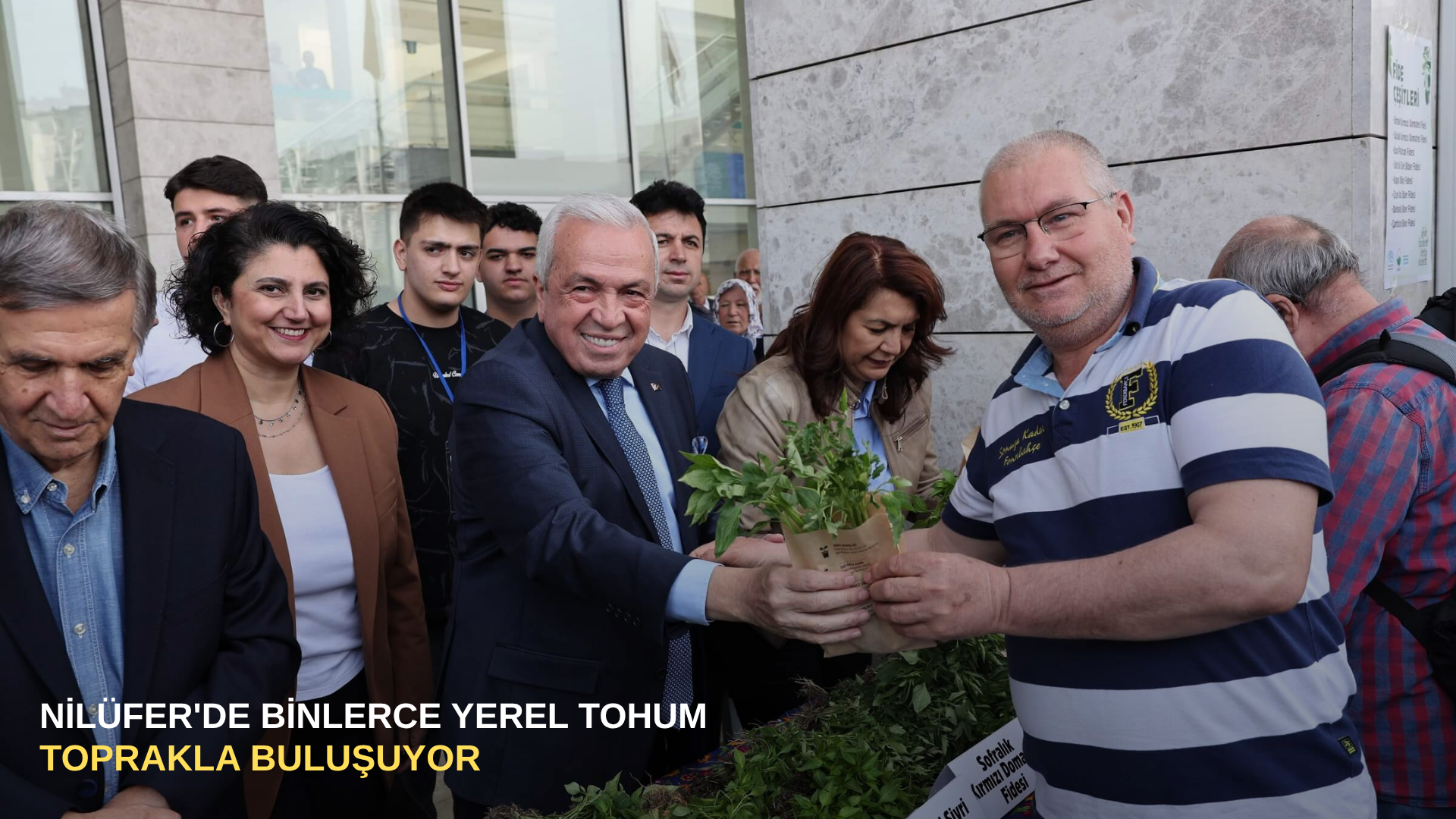 Nilüfer'de binlerce yerel tohum toprakla buluşuyor