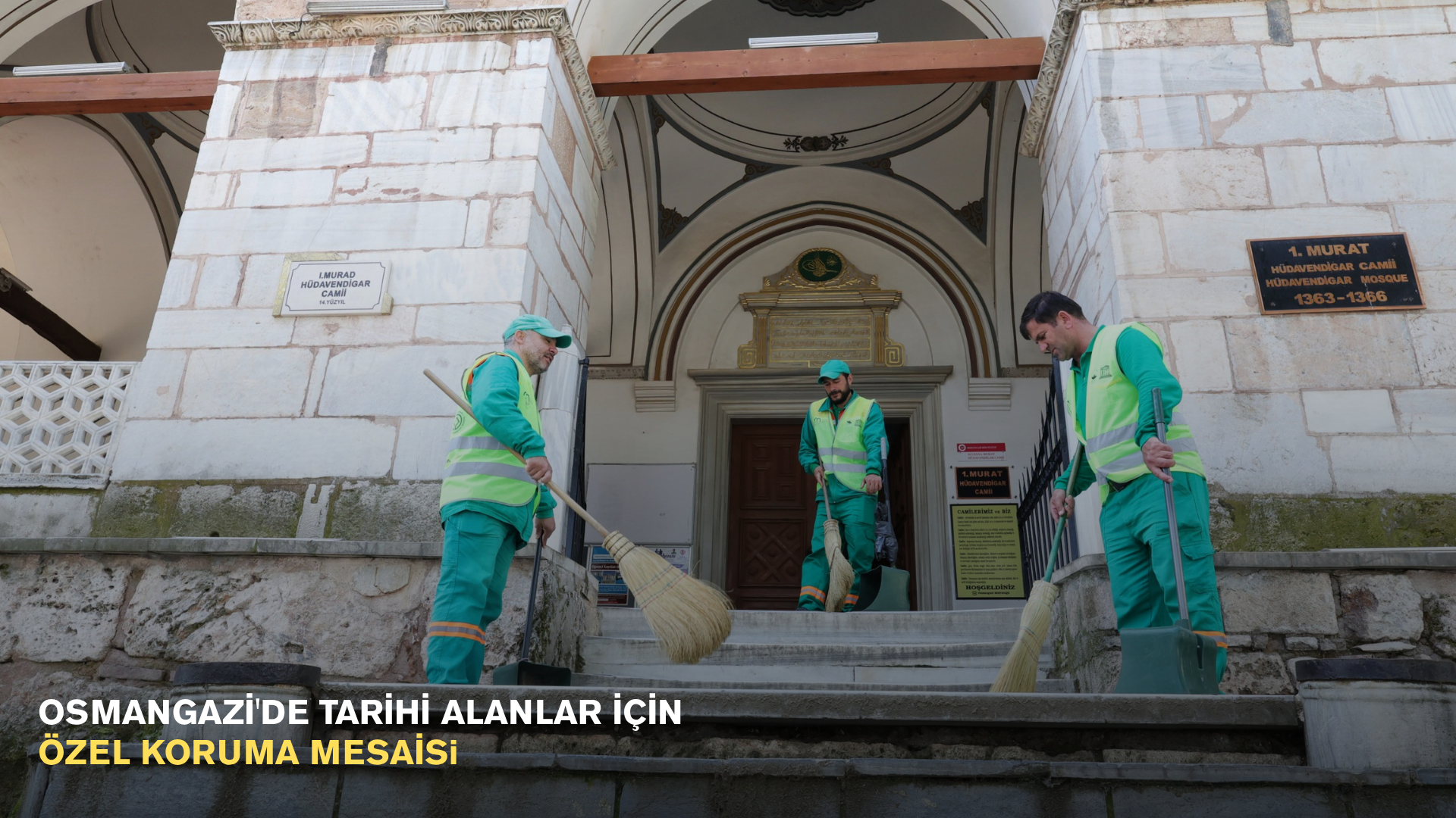 Osmangazi'nin tarihi mirası özel ekibe emanet