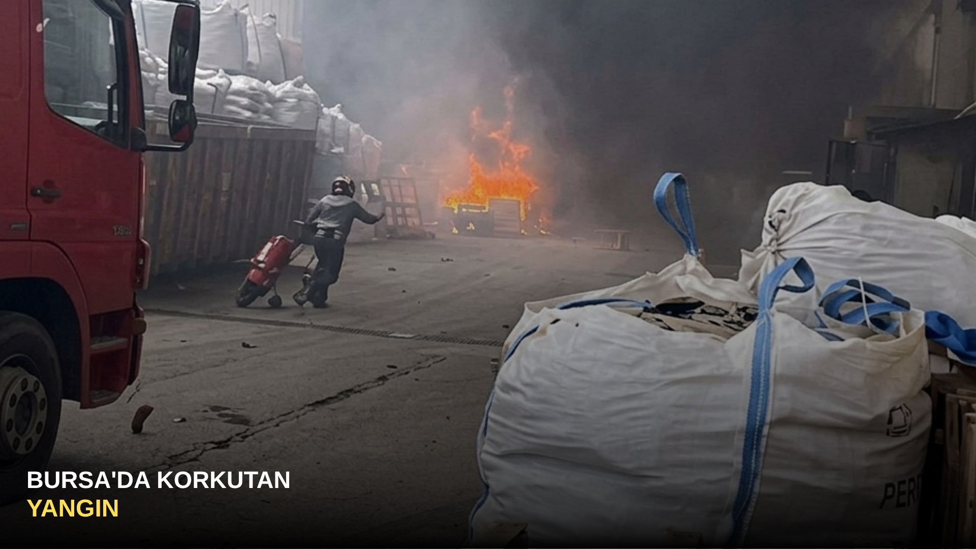 Bursa'da korkutan yangın paniği