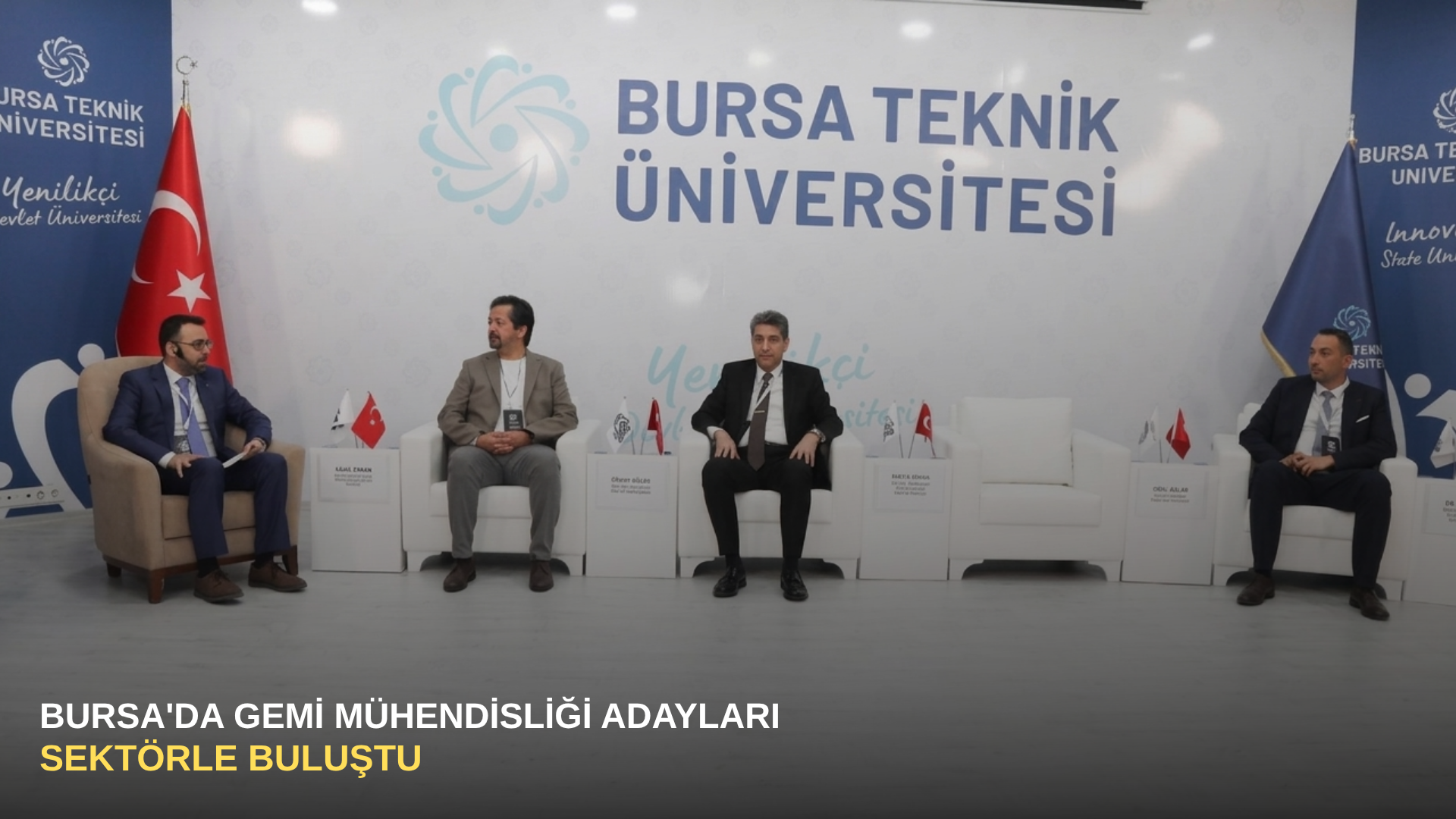 Bursa'da gemi mühendisliği adayları sektörle buluştu