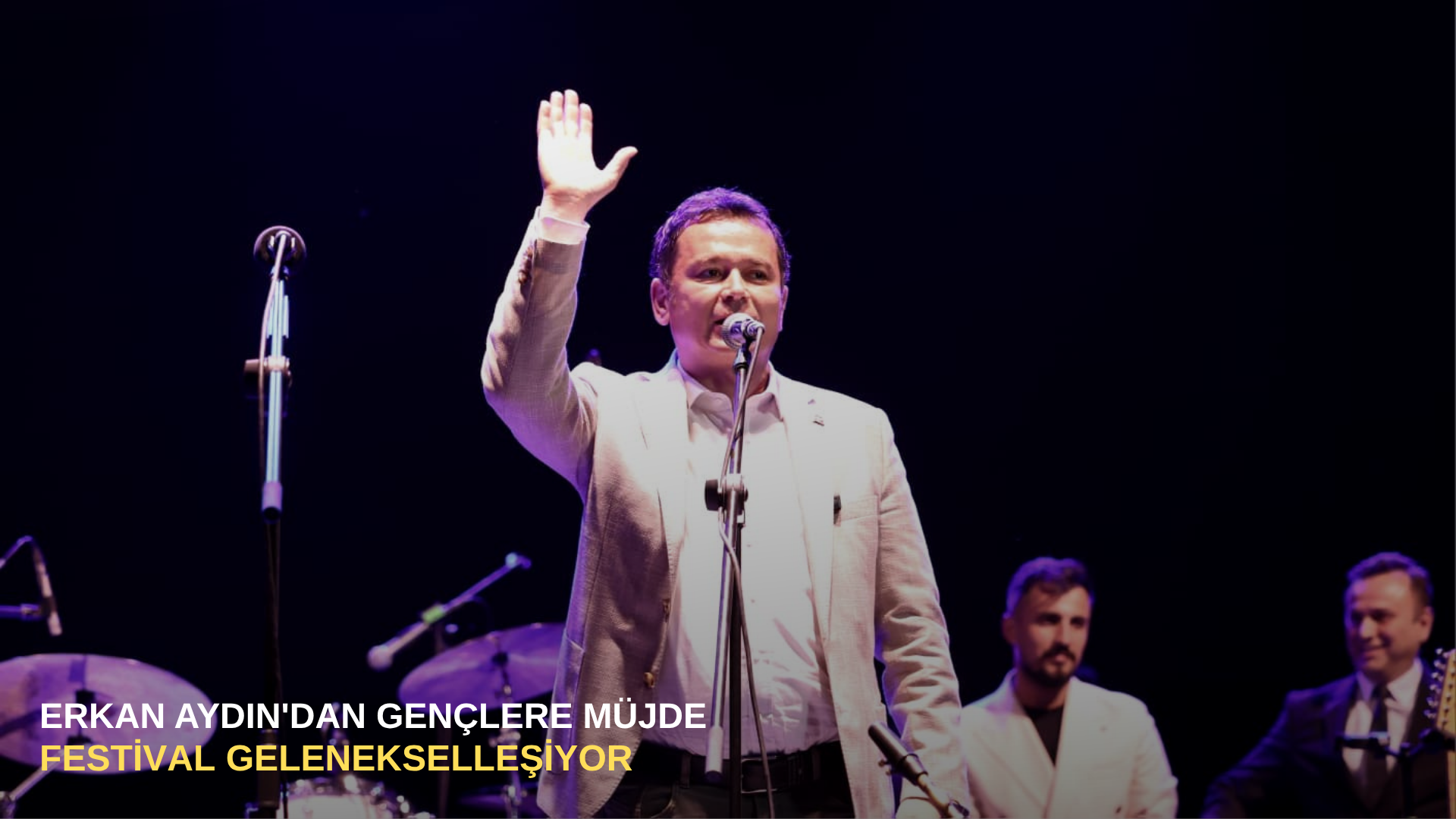 Erkan Aydın'dan gençlere müjde: Festival gelenekselleşiyor