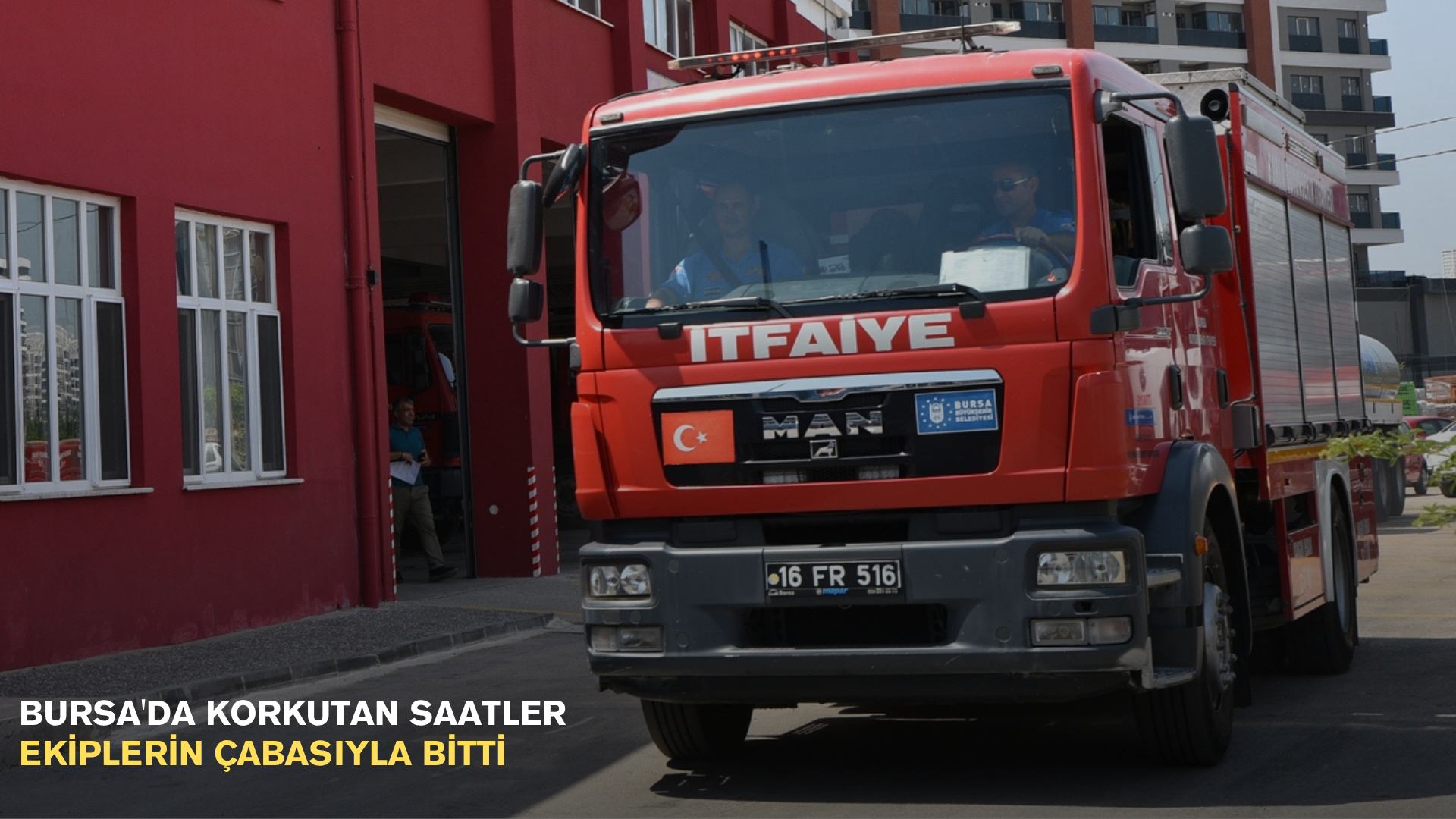 Bursa'da korkutan saatler ekiplerin çabasıyla bitti