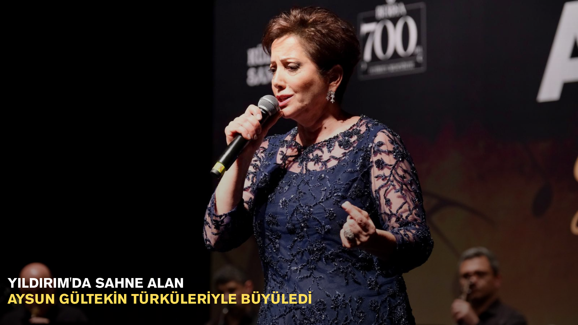 Yıldırım'da sahne alan Aysun Gültekin türküleriyle büyüledi