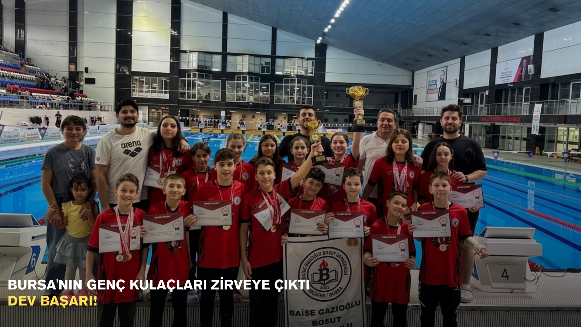 Bursa'nın genç kulaçları zirveye çıktı: Dev başarı!