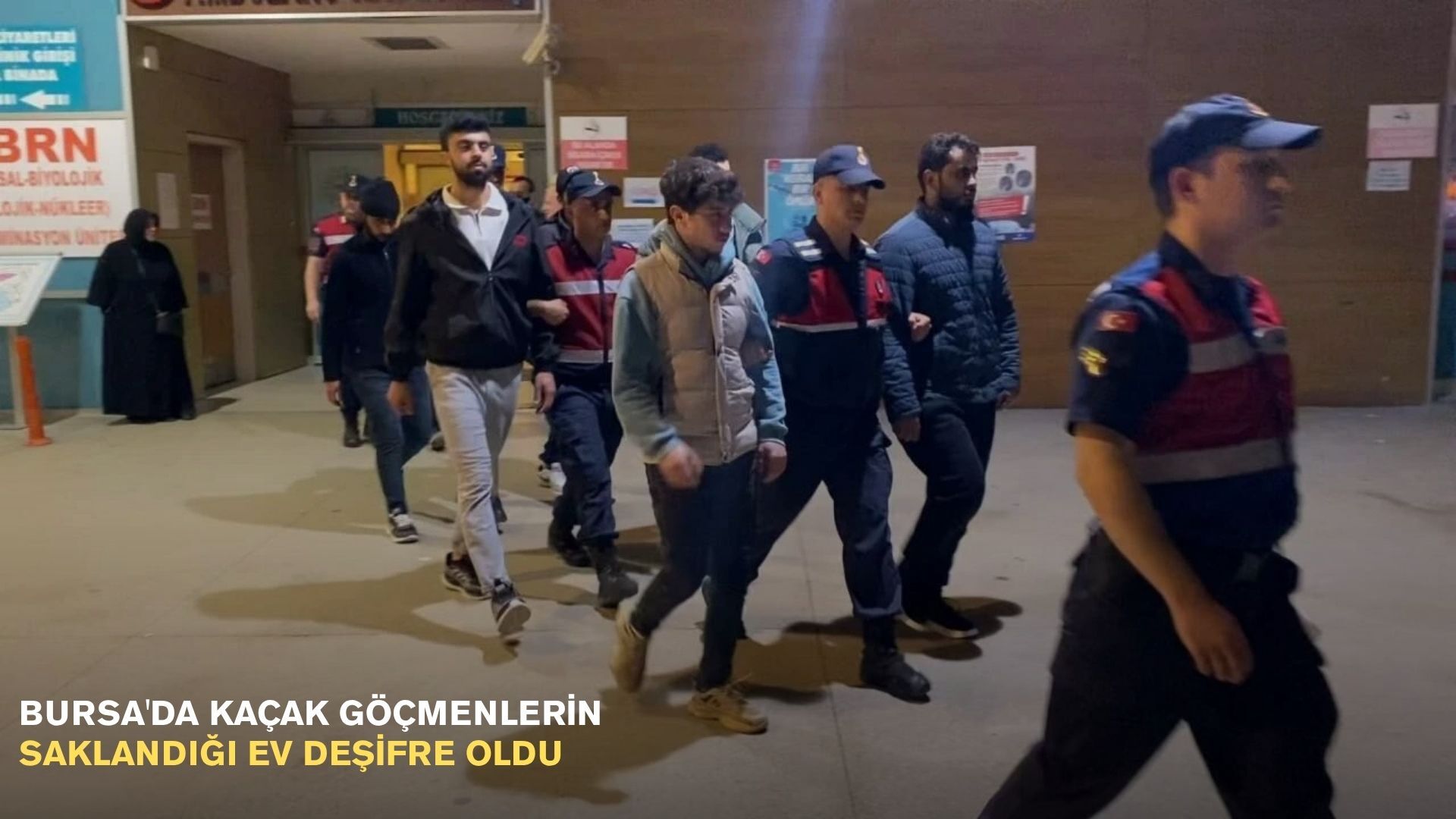 Bursa'da kaçak göçmenlerin saklandığı ev deşifre oldu