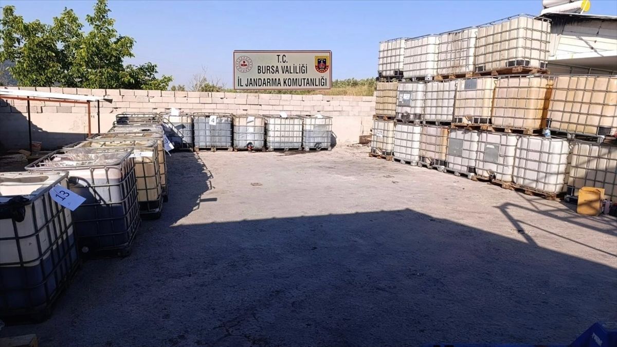 Gemlik'te büyük kaçak akaryakıt baskını