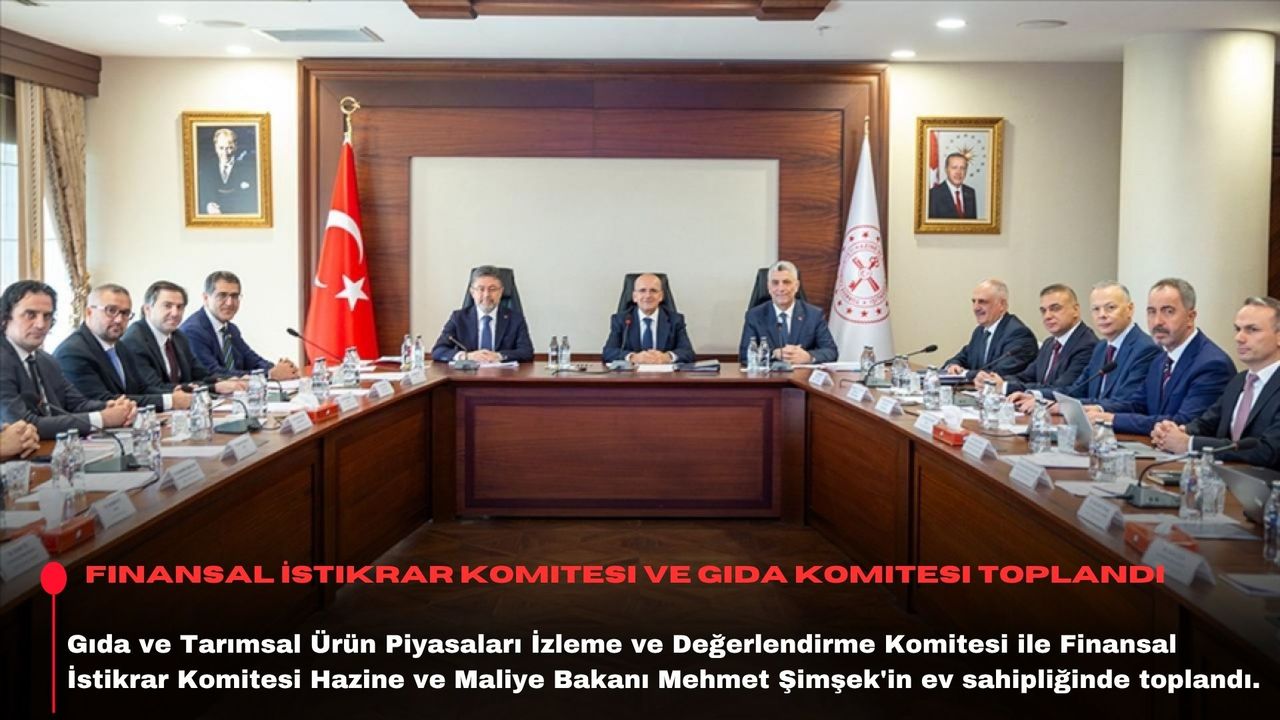 Finansal İstikrar Komitesi ve Gıda Komitesi toplandı