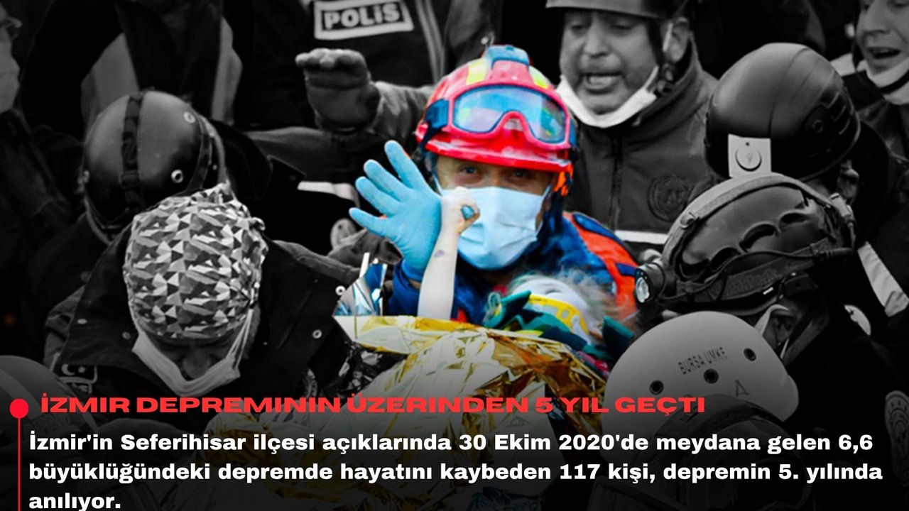İzmir depreminin üzerinden 5 yıl geçti