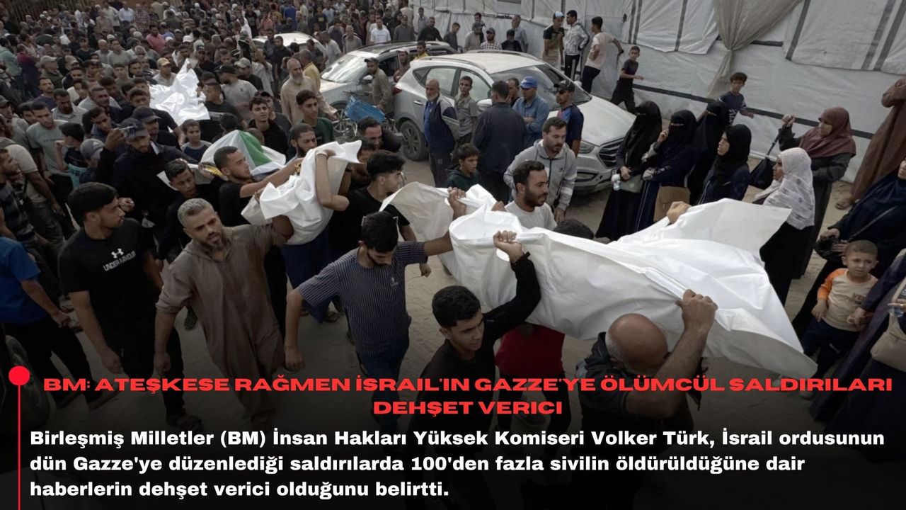 BM: Ateşkese rağmen İsrail'in Gazze'ye ölümcül saldırıları dehşet vericif