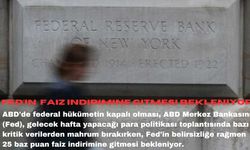 Fed'in  faiz indirimine gitmesi bekleniyor