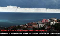 Zonguldak'ta denizde hortum oluştu