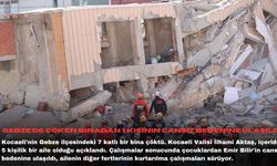 Gebze'de çöken binadan 1 kişinin cansız bedenine ulaşıldı