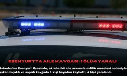 Esenyurt'ta aile kavgası : 1 ölü,4 yaralı