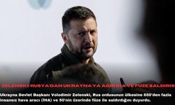 Zelenski: Rusya’dan Ukrayna’ya ağır İHA ve füze saldırısı
