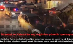 İstanbul ve Yalova'da suç örgütüne yönelik operasyon