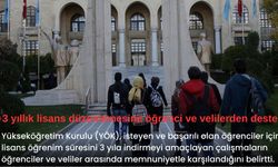 3 yıllık lisans düzenlemesine öğrenci ve velilerden destek