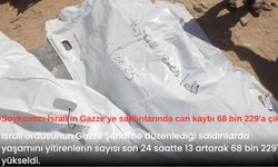 Soykırımcı İsrail'in Gazze'ye saldırılarında can kaybı 68 bin 229'a çıktı
