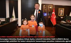 LÖSEV Bursa’dan Başkan Erkan Aydın’a ziyaret