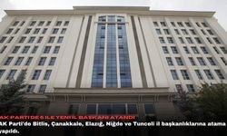 AK Parti'de 5 ile yeni il başkanı atandı