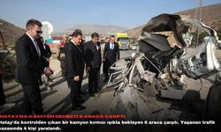 Hatay’da kamyon dehşeti: 6 araca çarptı