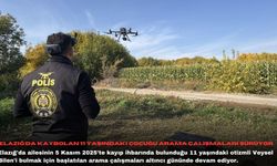 Elazığ'da kaybolan 11 yaşındaki çocuğu arama çalışmaları sürüyor