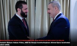 Bakan Fidan, Suriye Cumhurbaşkanı Şara ile bir araya geldi