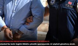 İstanbul'da DEAŞ operasyonunda 12 gözaltı