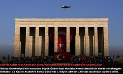 Anıtkabir 10 Kasım'da 1 milyon 219 bin 148 ziyaretçiyi ağırladı