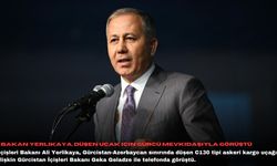 Bakan Yerlikaya, düşen uçak için Gürcü mevkidaşıyla görüştü