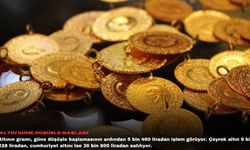 Altın güne düşüşle başladı